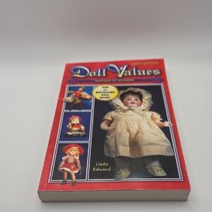 Doll Values: Antique to Modern by Linda Edward - Red Cover